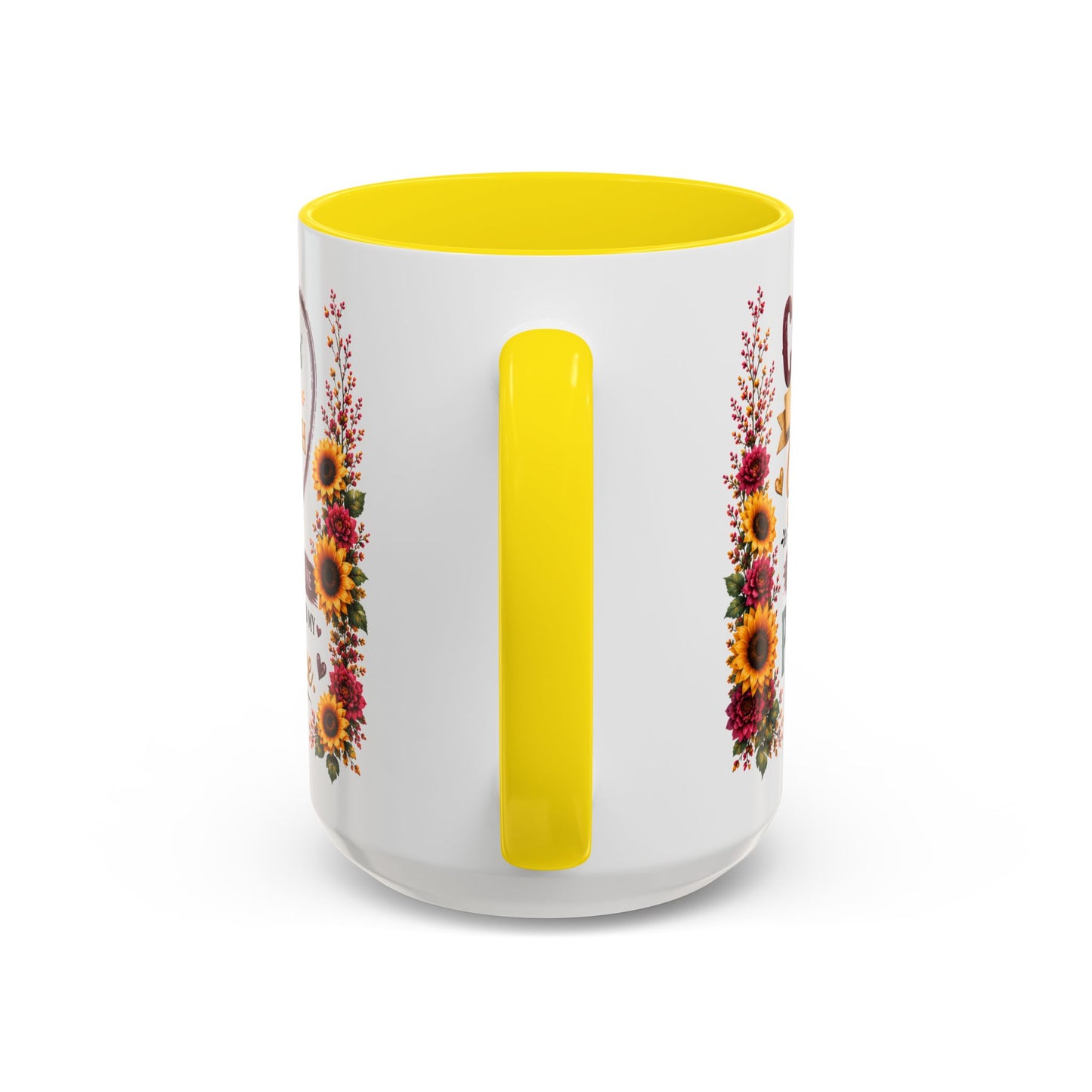 Coffee Mug — 'Sippin' My Way Through the Day' Sunflower Gnome Coffee Mug (11/15oz)