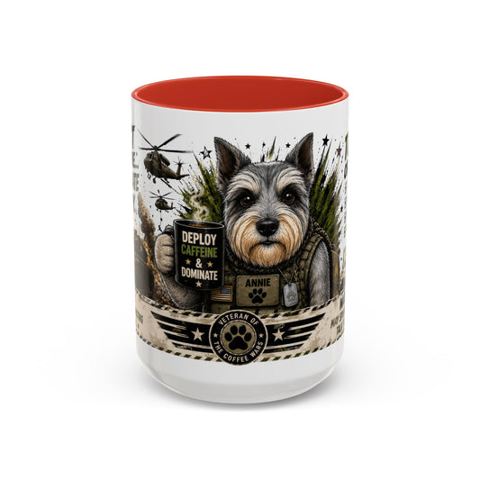 Funny Miniature Schnauzer Coffee Mug – Annie's Coffee Mission — Cute Dog Lover Gift (11/15oz)