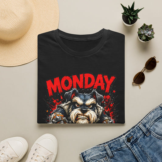 Grumpy Schnauzer "Monday: Let's Do This... NOT!" T-Shirt