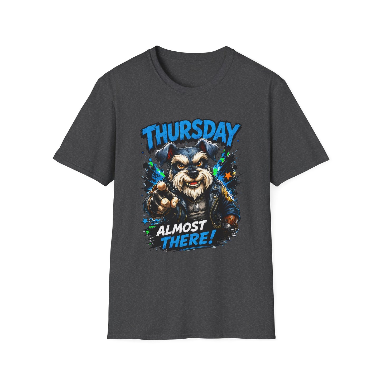 Thursday Almost There T-Shirt — Cute Gritty Dog Graphic Tee