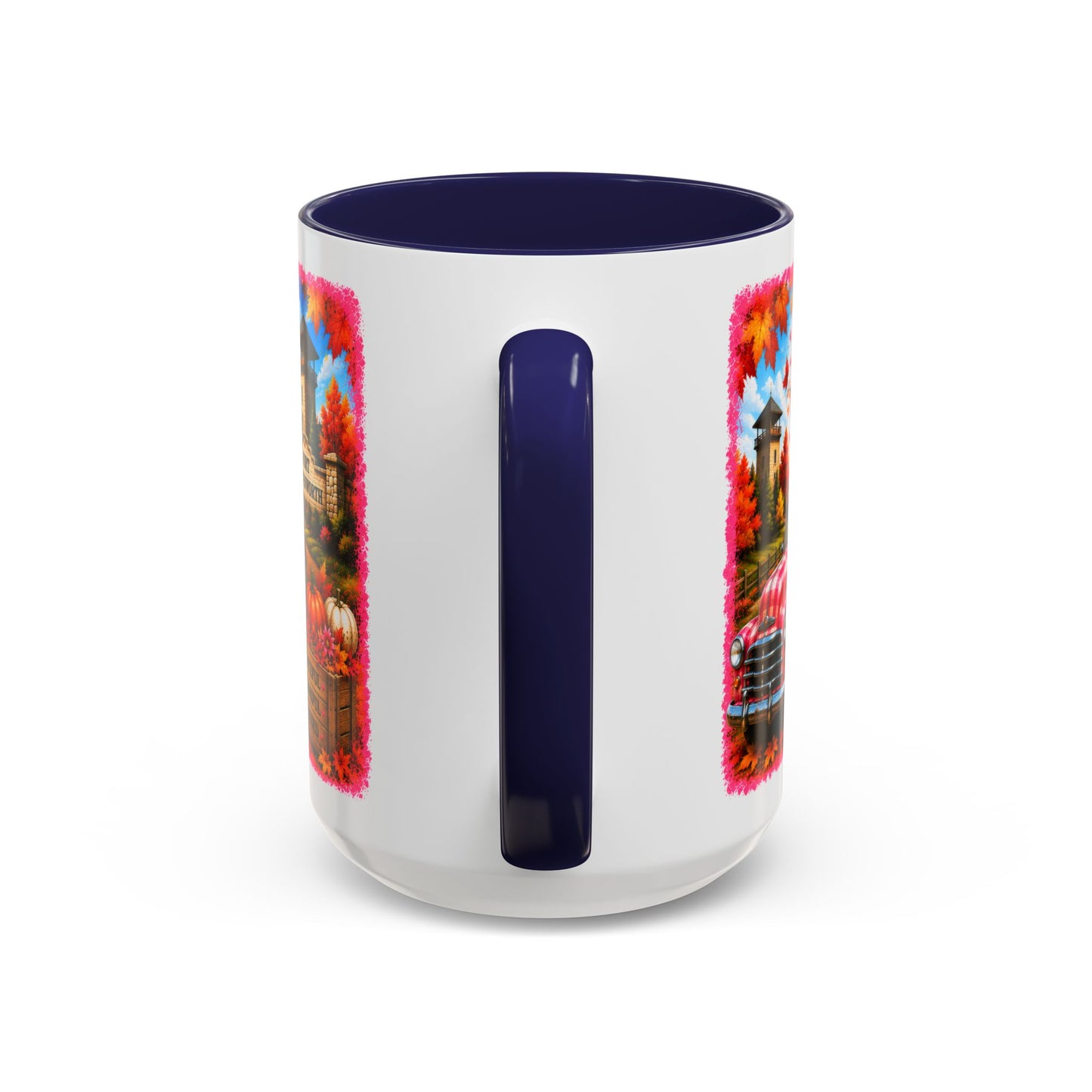 Welcome Fall Y'all Coffee Mug — Autumn Gnome Sunflowers Pumpkin Decor (First City, Kansas)