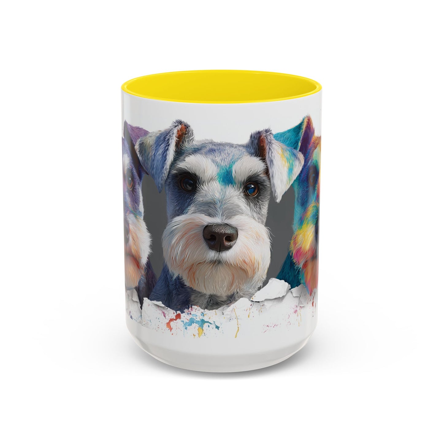 Colorful Miniature Schnauzer Coffee Mug — Cute Dog Lover Gift (11/15oz)