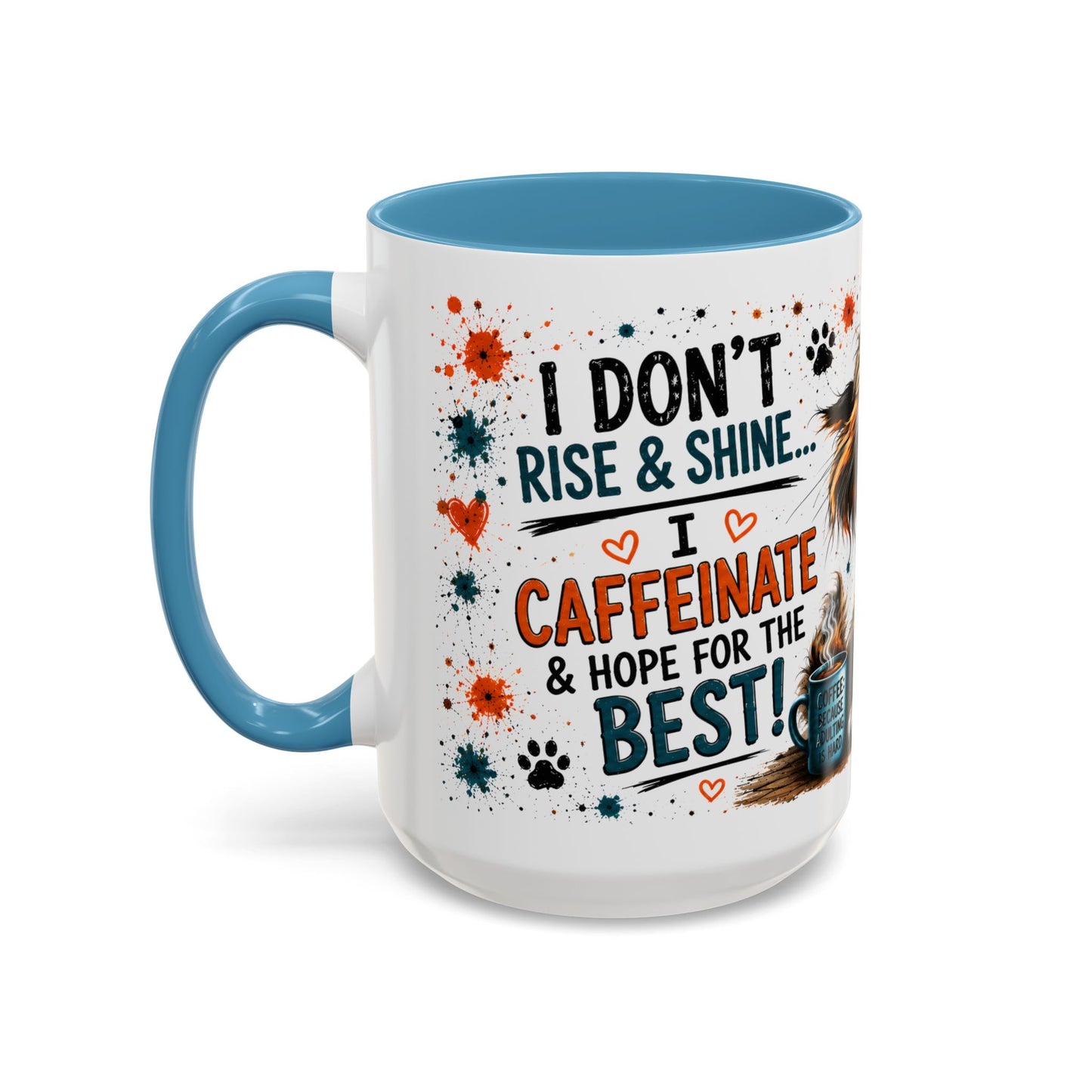 Coffee Mug — "Today's Plan: Drink Coffee, Read Books… Be Awesome" Cat Lover Gift