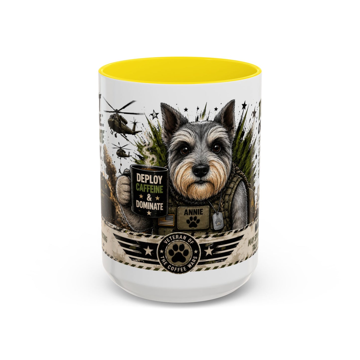 Funny Miniature Schnauzer Coffee Mug – Annie's Coffee Mission — Cute Dog Lover Gift (11/15oz)