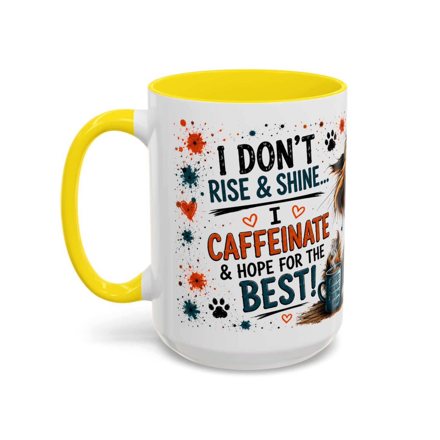 Coffee Mug — "Today's Plan: Drink Coffee, Read Books… Be Awesome" Cat Lover Gift