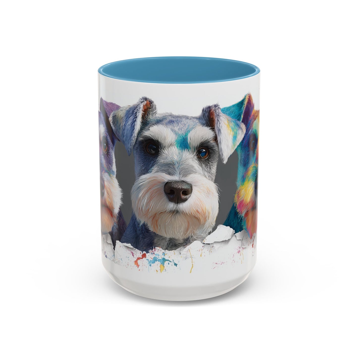 Colorful Miniature Schnauzer Coffee Mug — Cute Dog Lover Gift (11/15oz)