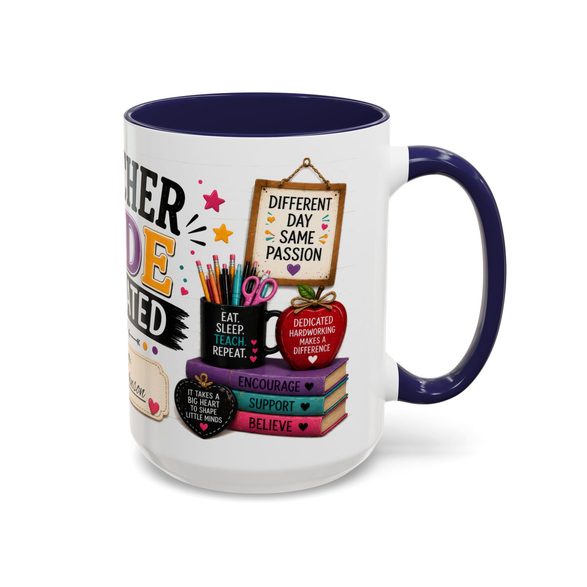 Teacher Mode Activated Mug — Personalized Gift for Teachers (11/15oz)