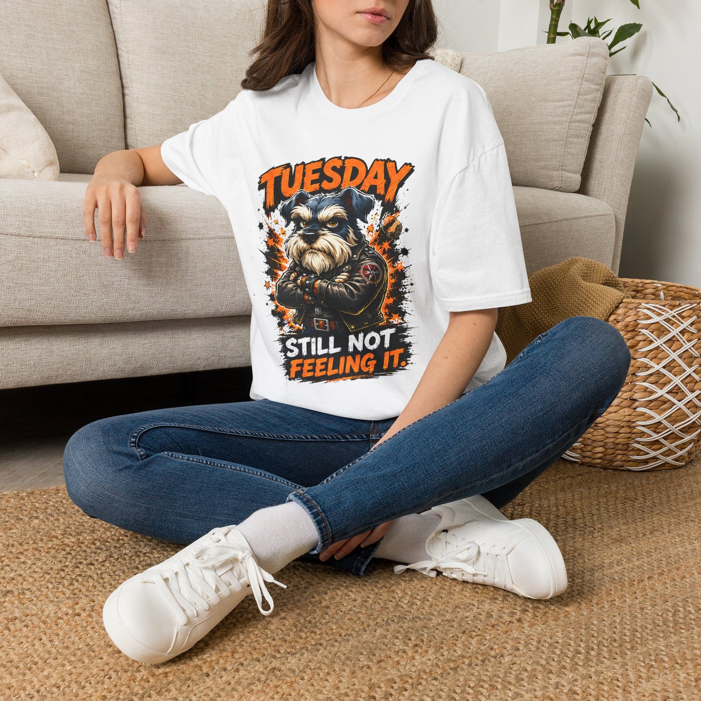 Tuesday Dog T-Shirt — "Still Not Feeling It" Graphic Tee