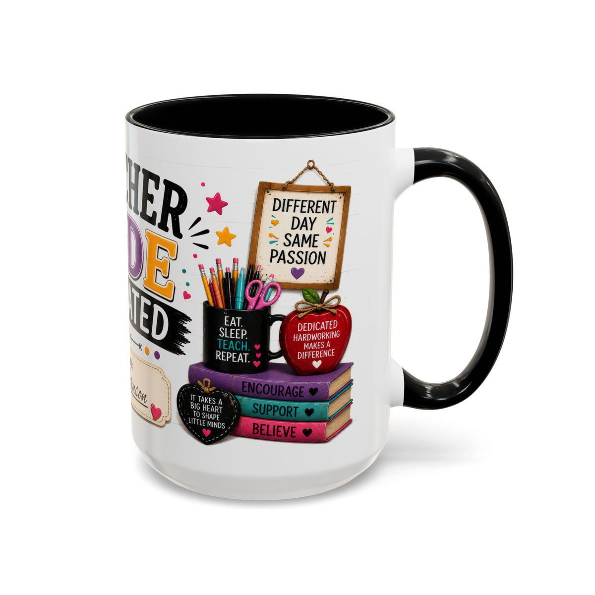 Teacher Mode Activated Mug — Personalized Gift for Teachers (11/15oz)