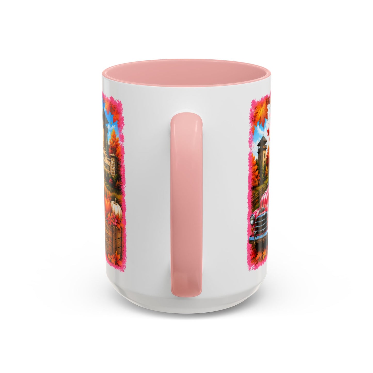 Welcome Fall Y'all Accent Coffee Mug — Autumn Gnome Pumpkin & Sunflower 11/15oz