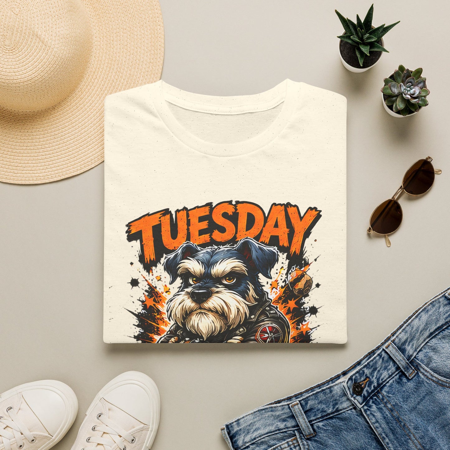 Tuesday Dog T-Shirt — "Still Not Feeling It" Graphic Tee