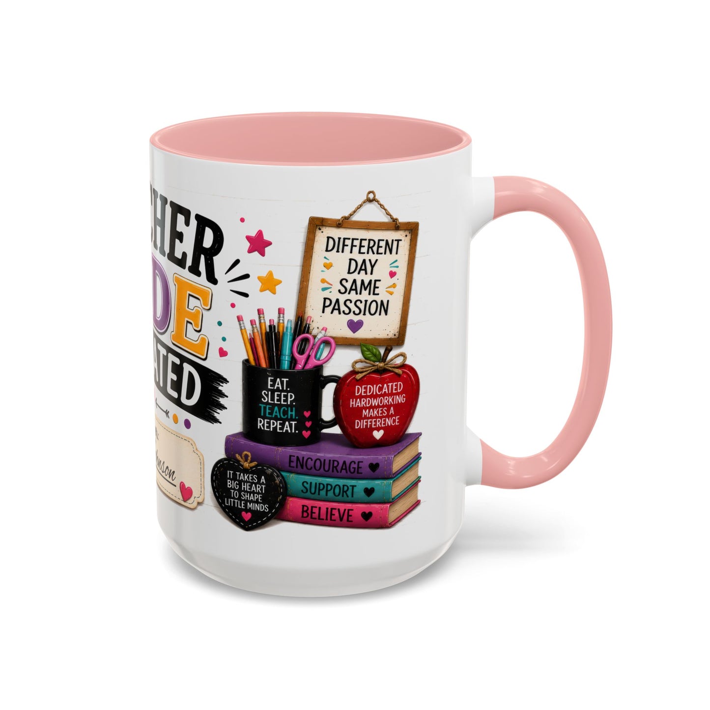 Teacher Mode Activated Mug — Personalized Gift for Teachers (11/15oz)