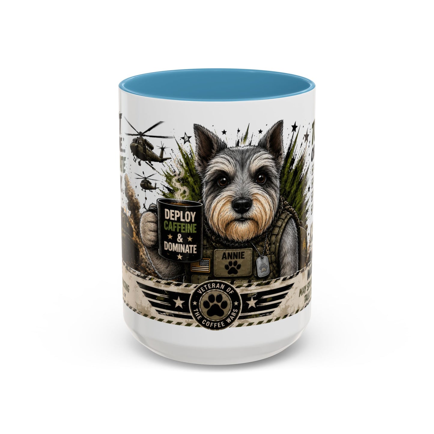 Funny Miniature Schnauzer Coffee Mug – Annie's Coffee Mission — Cute Dog Lover Gift (11/15oz)