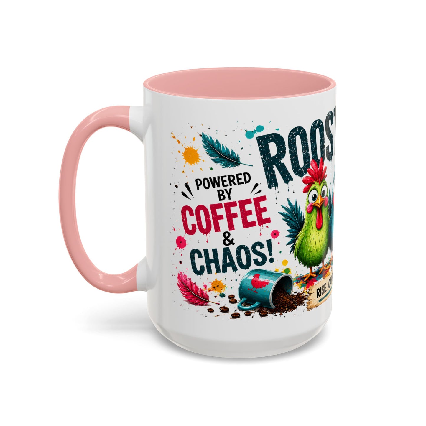 Rooster Fuel Coffee Mug – “We Don’t Do Mornings, We Conquer Them!”