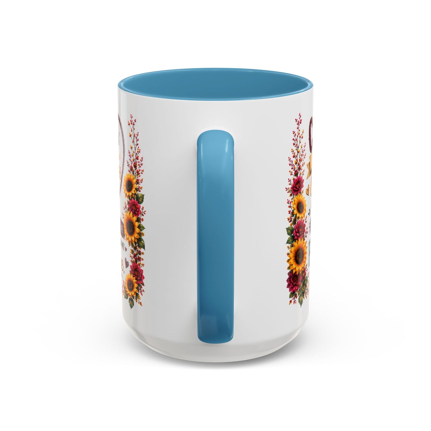 Coffee Mug — 'Sippin' My Way Through the Day' Sunflower Gnome Coffee Mug (11/15oz)
