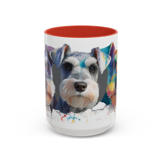Colorful Miniature Schnauzer Coffee Mug — Cute Dog Lover Gift (11/15oz)