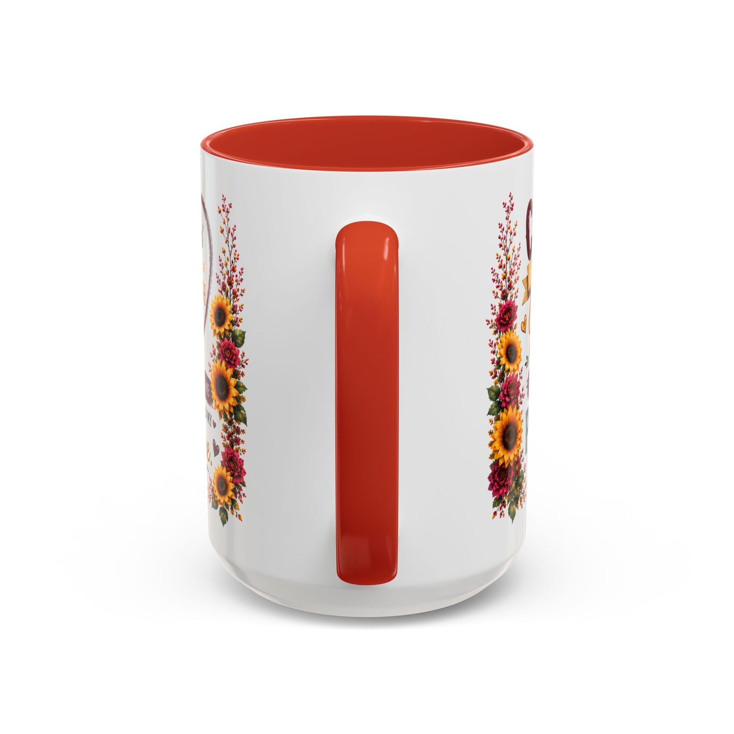 Coffee Mug — 'Sippin' My Way Through the Day' Sunflower Gnome Coffee Mug (11/15oz)