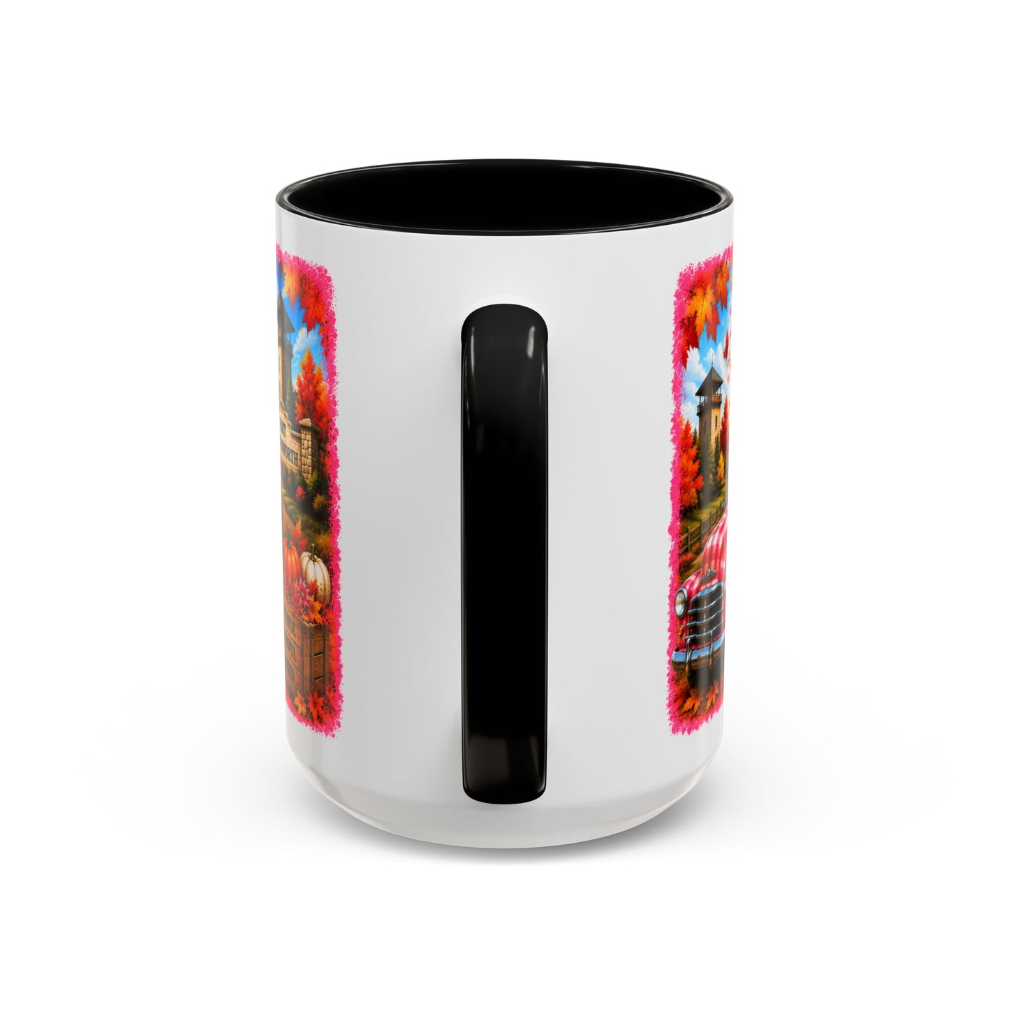 Welcome Fall Y'all Coffee Mug — Autumn Gnome Sunflowers Pumpkin Decor (First City, Kansas)