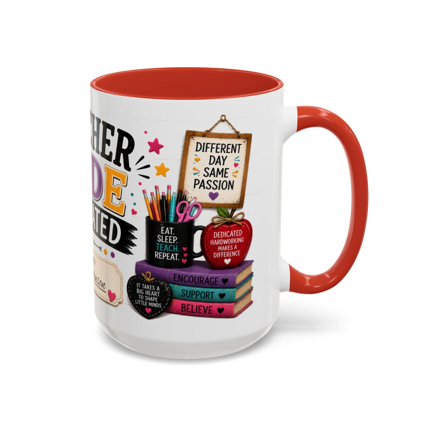 Teacher Mode Activated Mug — Personalized Gift for Teachers (11/15oz)