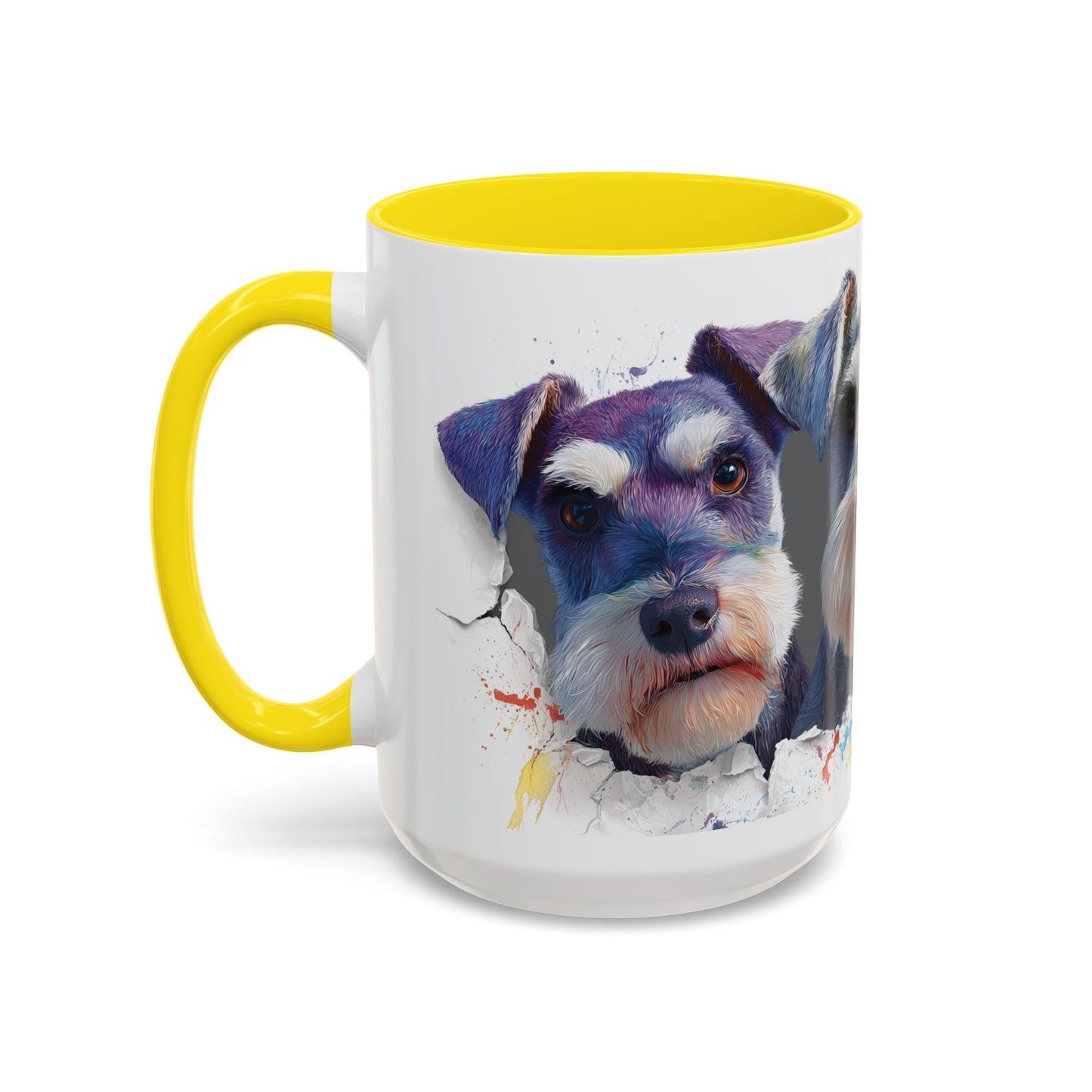 Colorful Miniature Schnauzer Coffee Mug — Cute Dog Lover Gift (11/15oz)