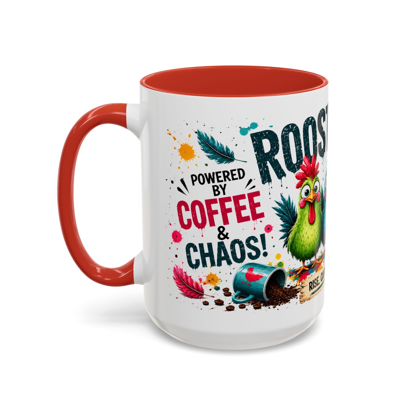 Rooster Fuel Coffee Mug – “We Don’t Do Mornings, We Conquer Them!”