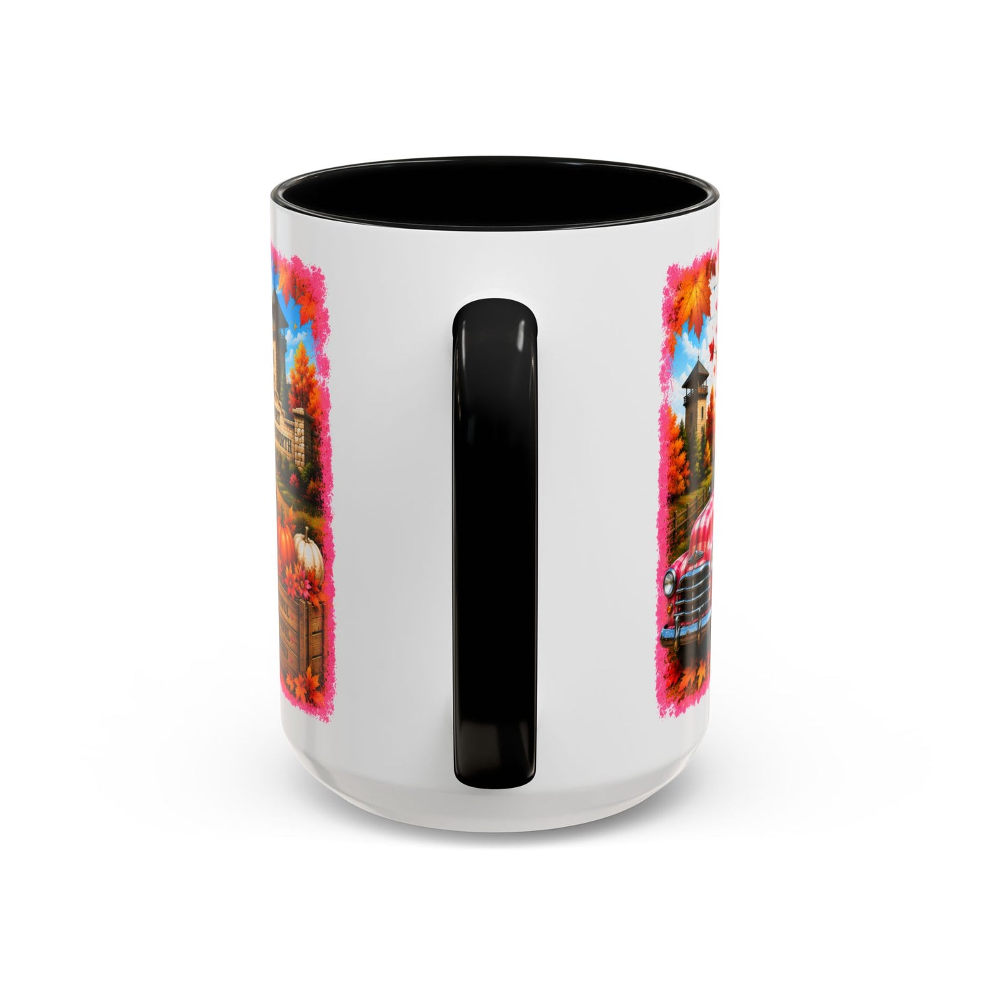 Welcome Fall Y'all Accent Coffee Mug — Autumn Gnome Pumpkin & Sunflower 11/15oz