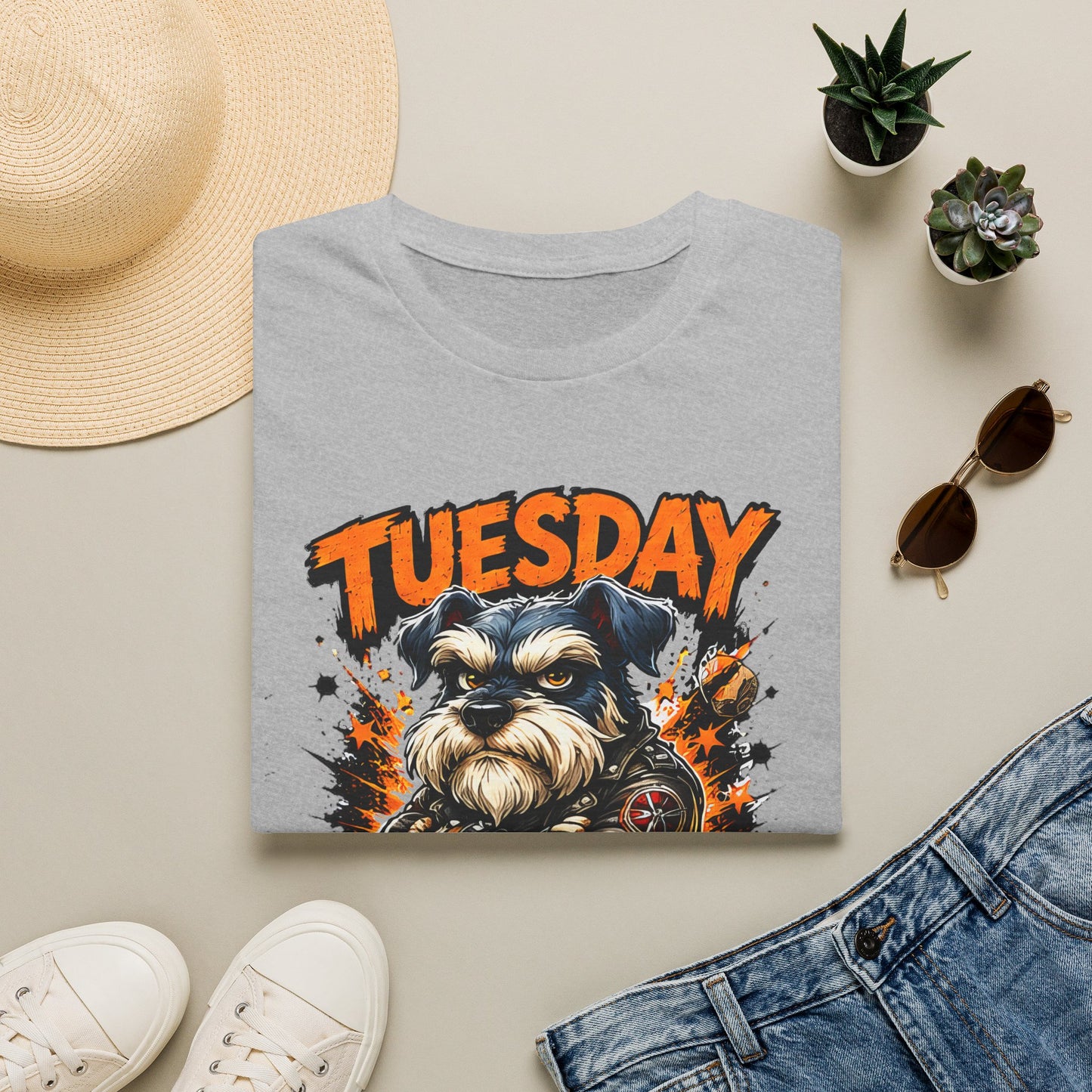 Tuesday Dog T-Shirt — "Still Not Feeling It" Graphic Tee