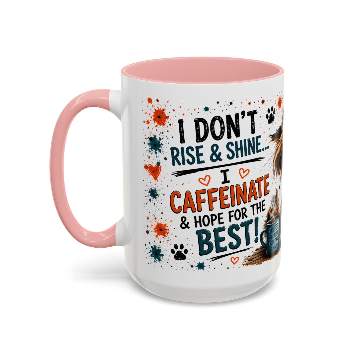 Coffee Mug — "Today's Plan: Drink Coffee, Read Books… Be Awesome" Cat Lover Gift
