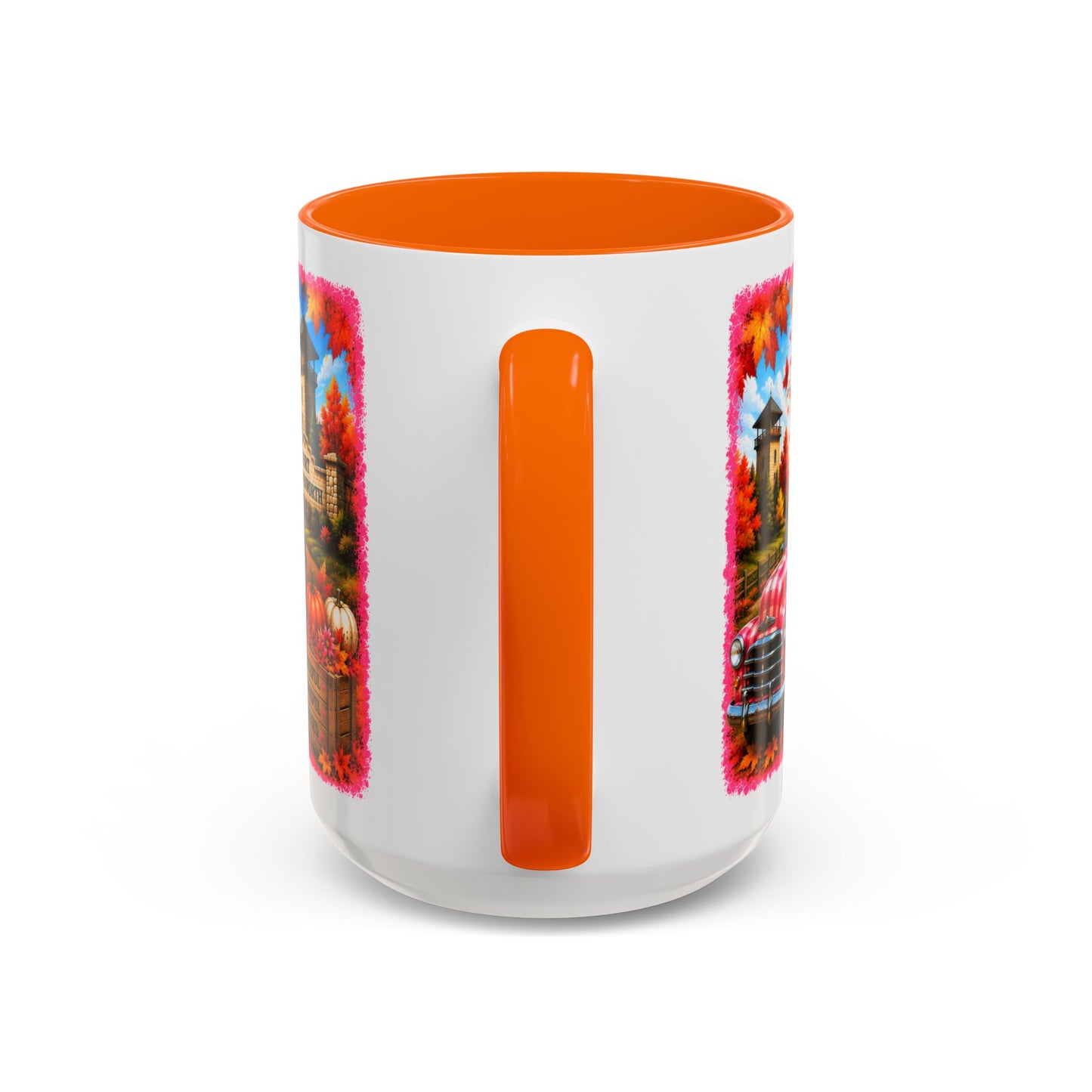 Welcome Fall Y'all Coffee Mug — Autumn Gnome Sunflowers Pumpkin Decor (First City, Kansas)