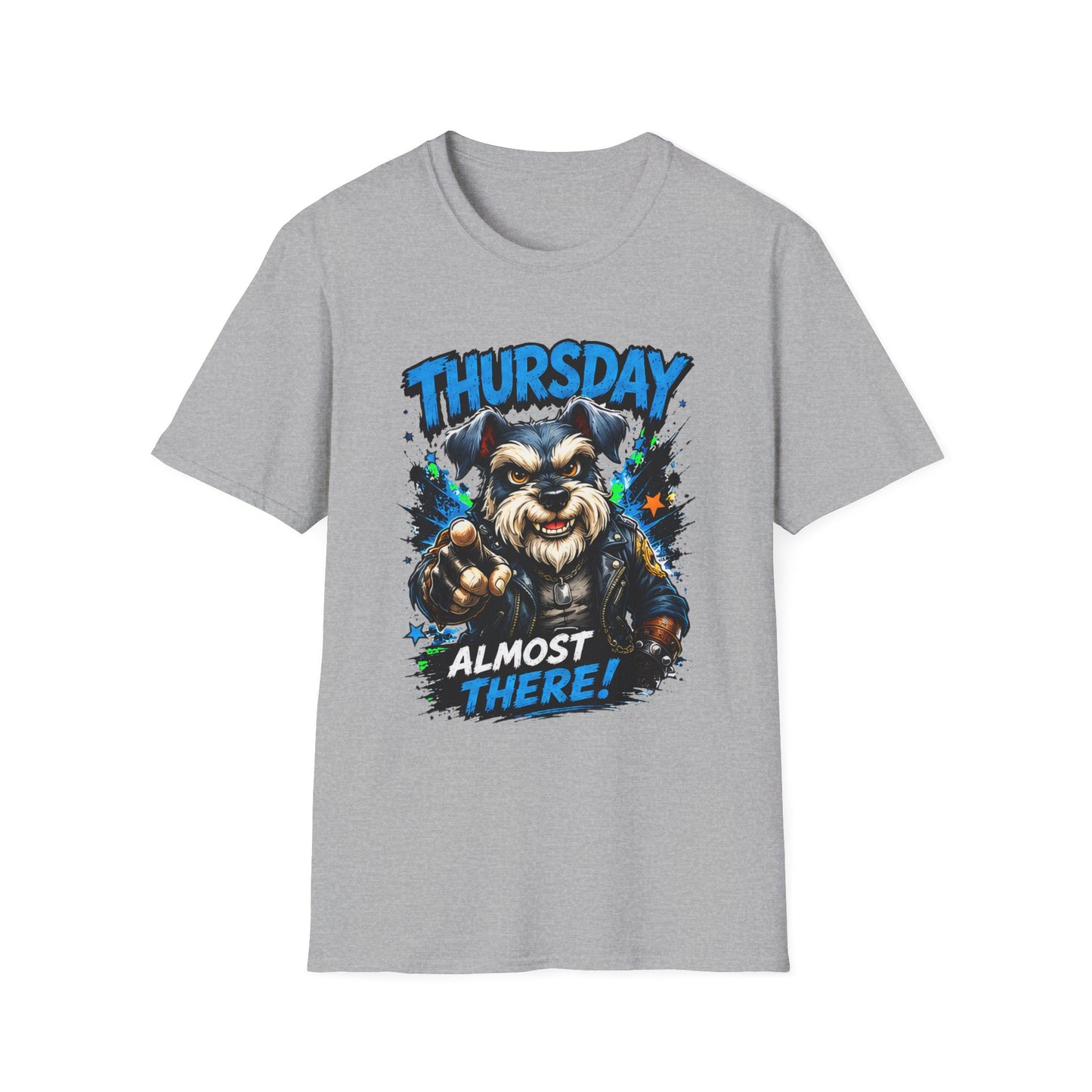 Thursday Almost There T-Shirt — Cute Gritty Dog Graphic Tee
