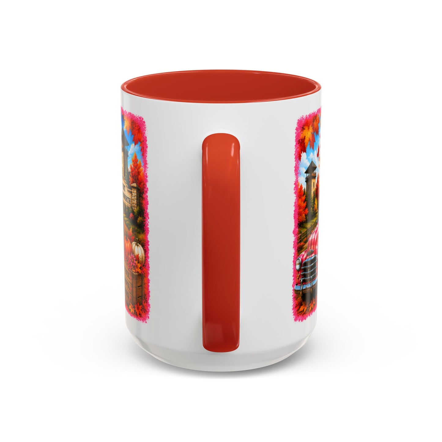 Welcome Fall Y'all Coffee Mug — Autumn Gnome Sunflowers Pumpkin Decor (First City, Kansas)