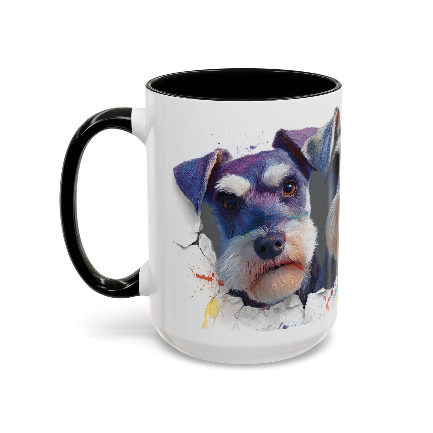 Colorful Miniature Schnauzer Coffee Mug — Cute Dog Lover Gift (11/15oz)