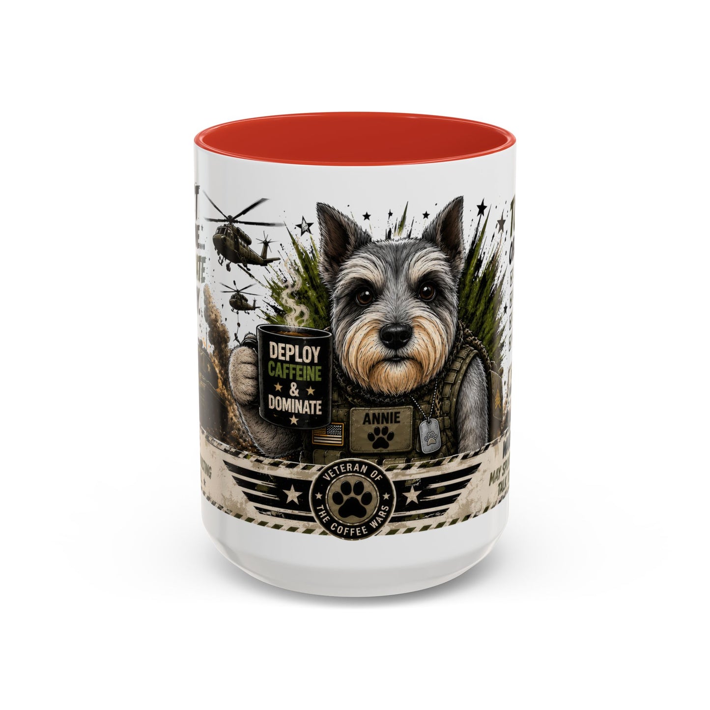 Funny Miniature Schnauzer Coffee Mug – Annie's Coffee Mission — Cute Dog Lover Gift (11/15oz)
