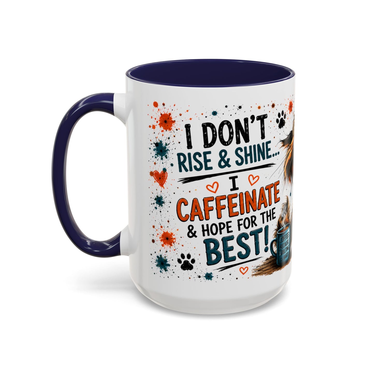 Coffee Mug — "Today's Plan: Drink Coffee, Read Books… Be Awesome" Cat Lover Gift