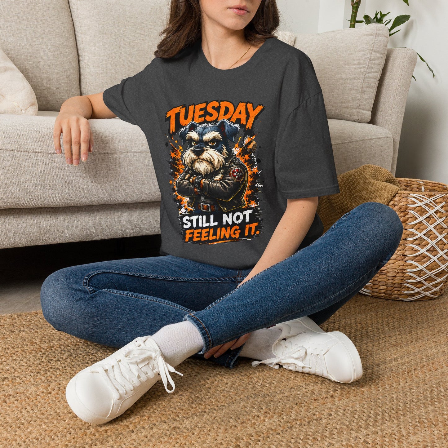 Tuesday Dog T-Shirt — "Still Not Feeling It" Graphic Tee