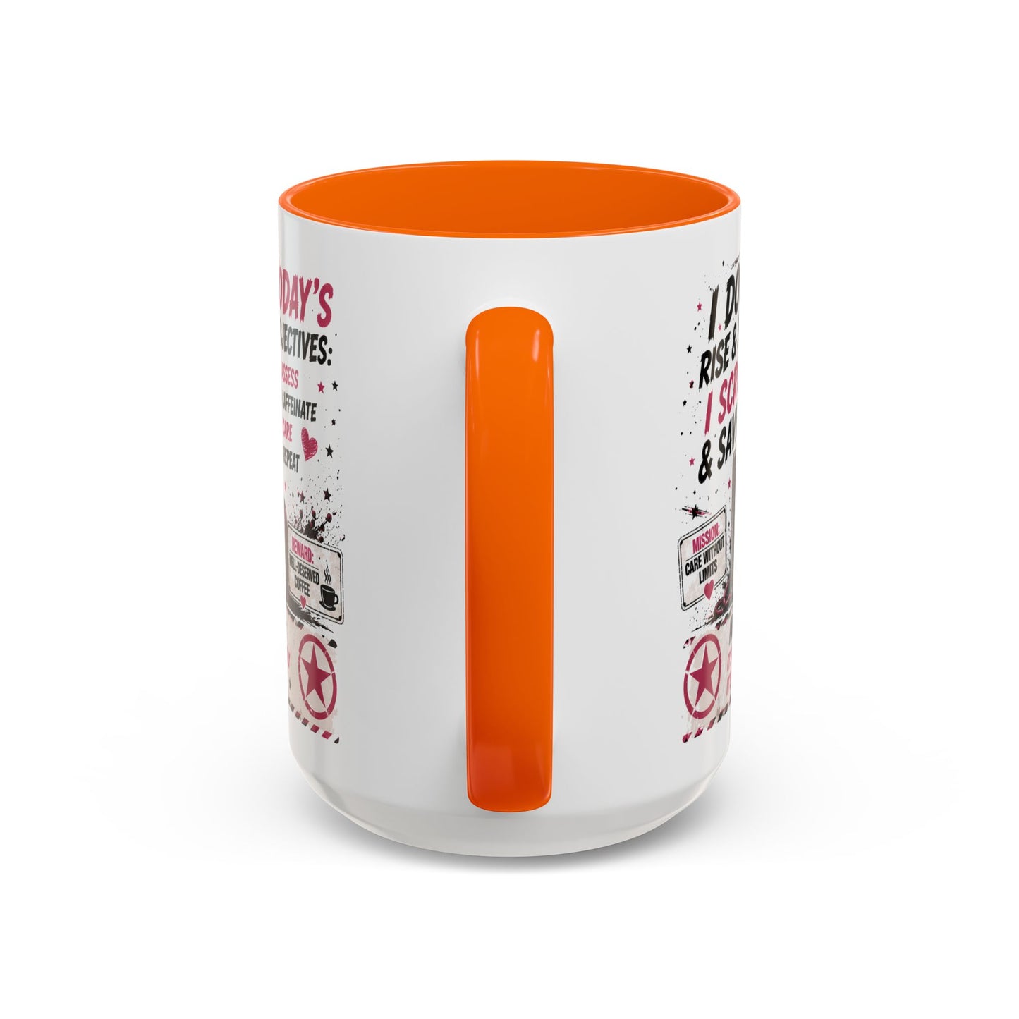 Heart Nurse Coffee Mug – Caffeine, Compassion & Critical Thinking – Funny RN Gift – Cardiology Nurse Ceramic Mug (11/15oz)