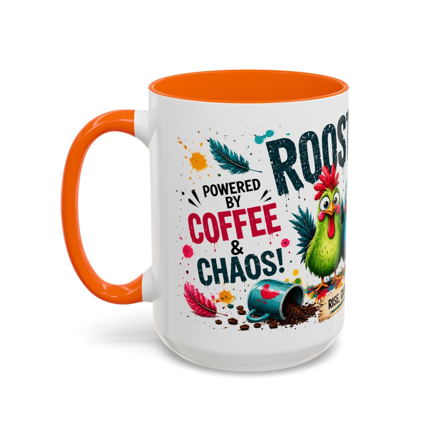 Rooster Fuel Coffee Mug – “We Don’t Do Mornings, We Conquer Them!”