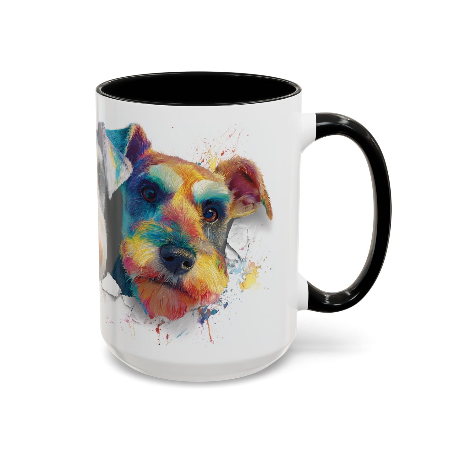 Colorful Miniature Schnauzer Coffee Mug — Cute Dog Lover Gift (11/15oz)