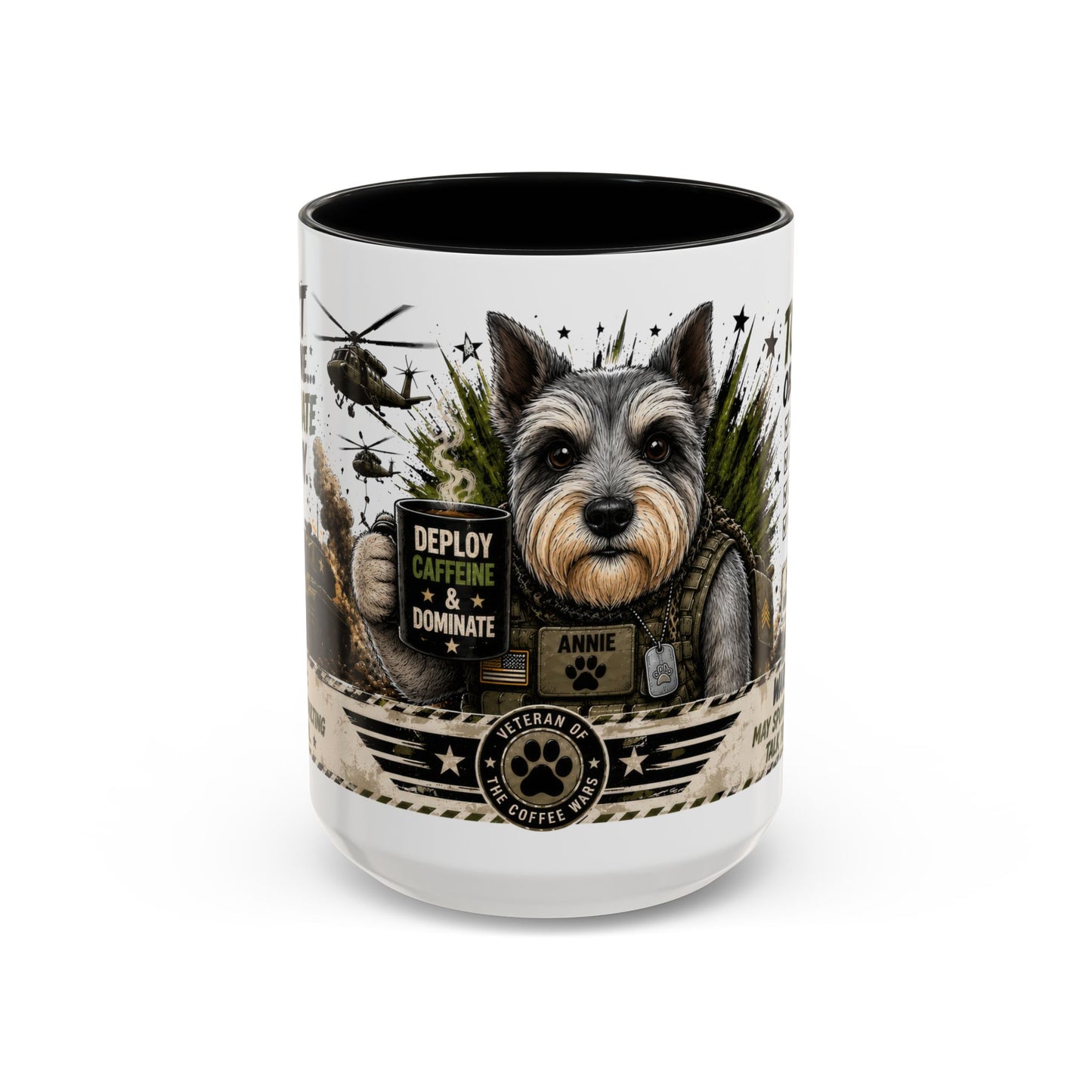 Funny Miniature Schnauzer Coffee Mug – Annie's Coffee Mission — Cute Dog Lover Gift (11/15oz)
