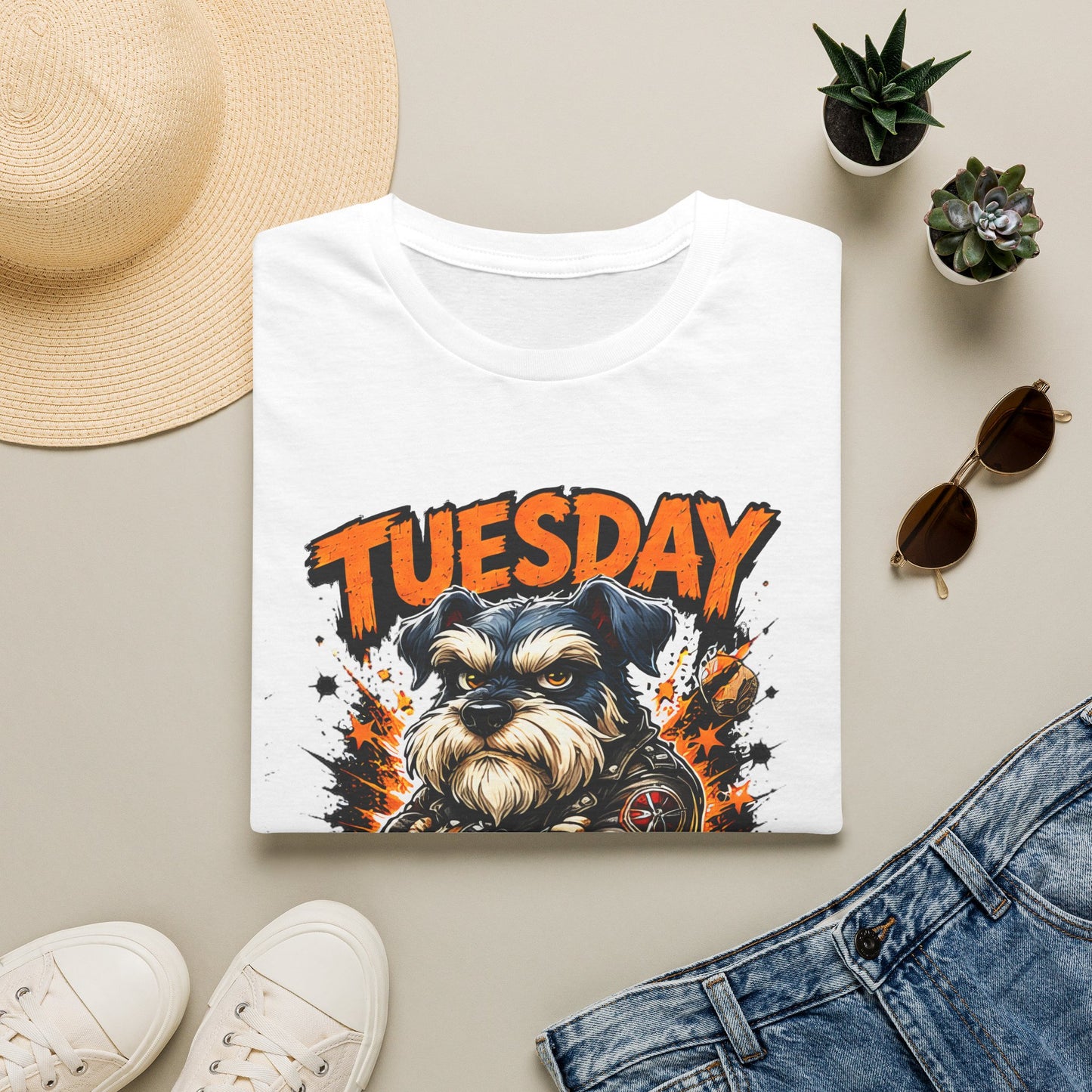 Tuesday Dog T-Shirt — "Still Not Feeling It" Graphic Tee