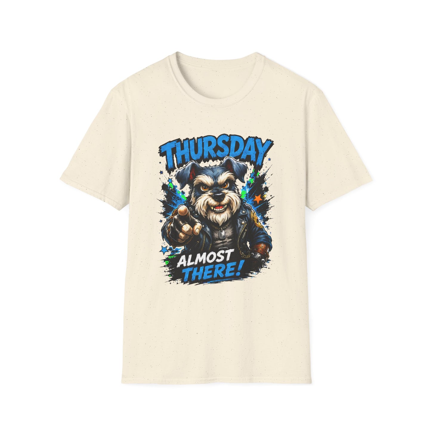 Thursday Almost There T-Shirt — Cute Gritty Dog Graphic Tee