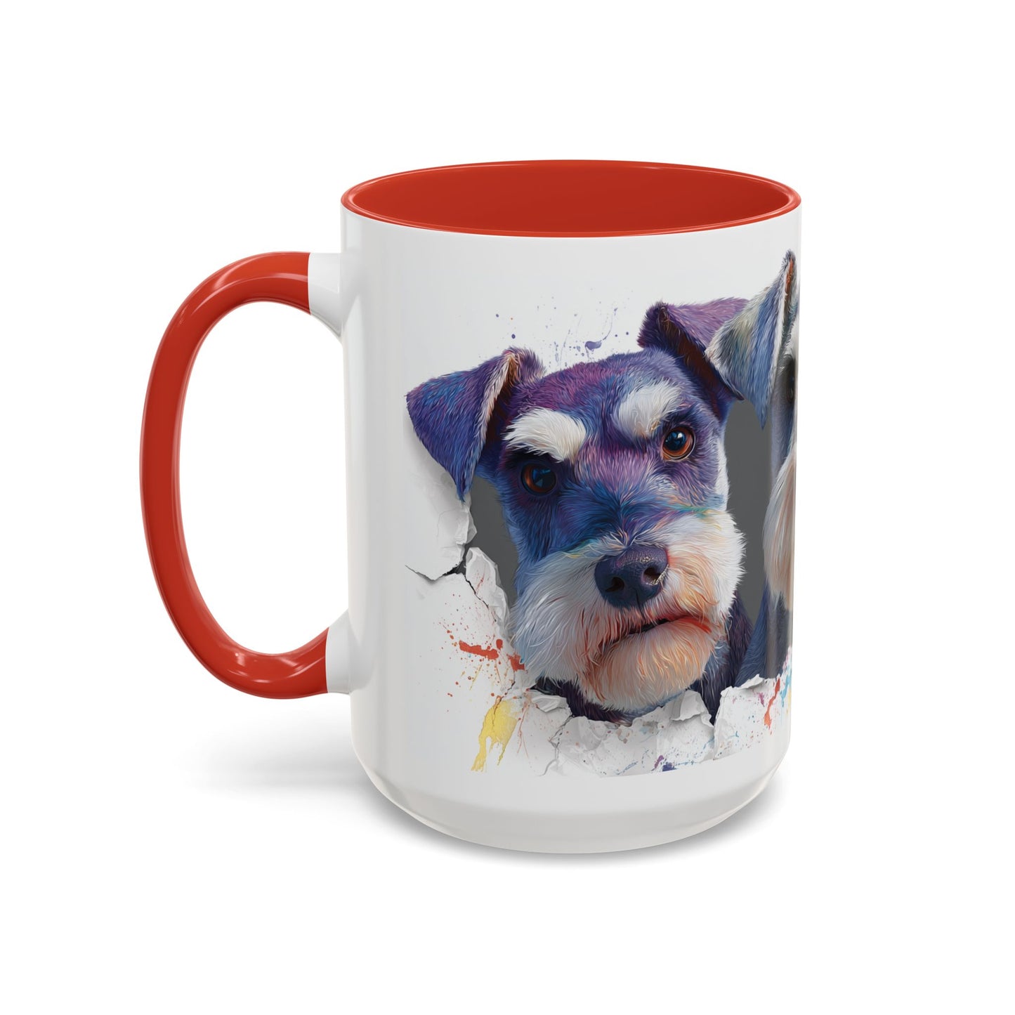 Colorful Miniature Schnauzer Coffee Mug — Cute Dog Lover Gift (11/15oz)