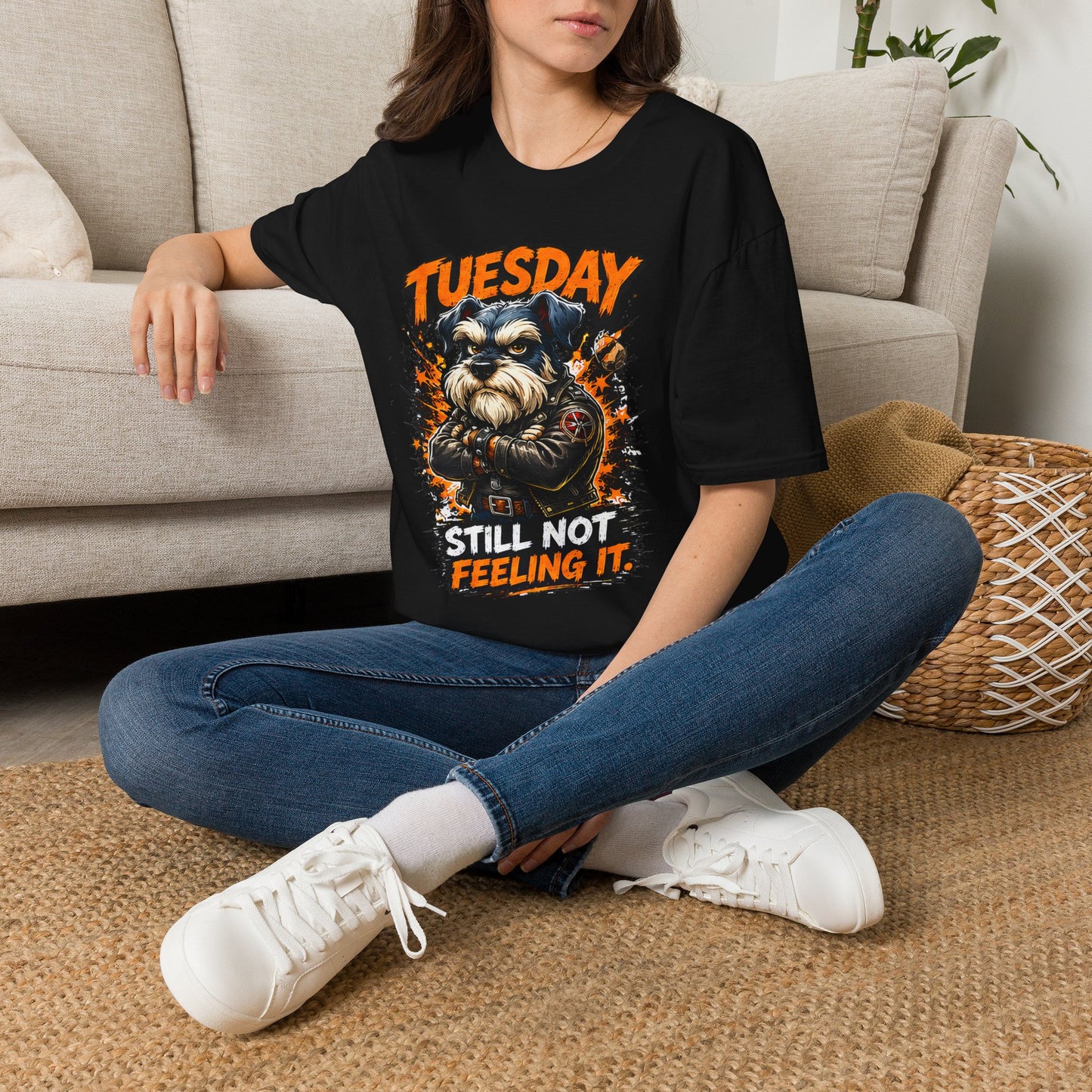 Tuesday Dog T-Shirt — "Still Not Feeling It" Graphic Tee