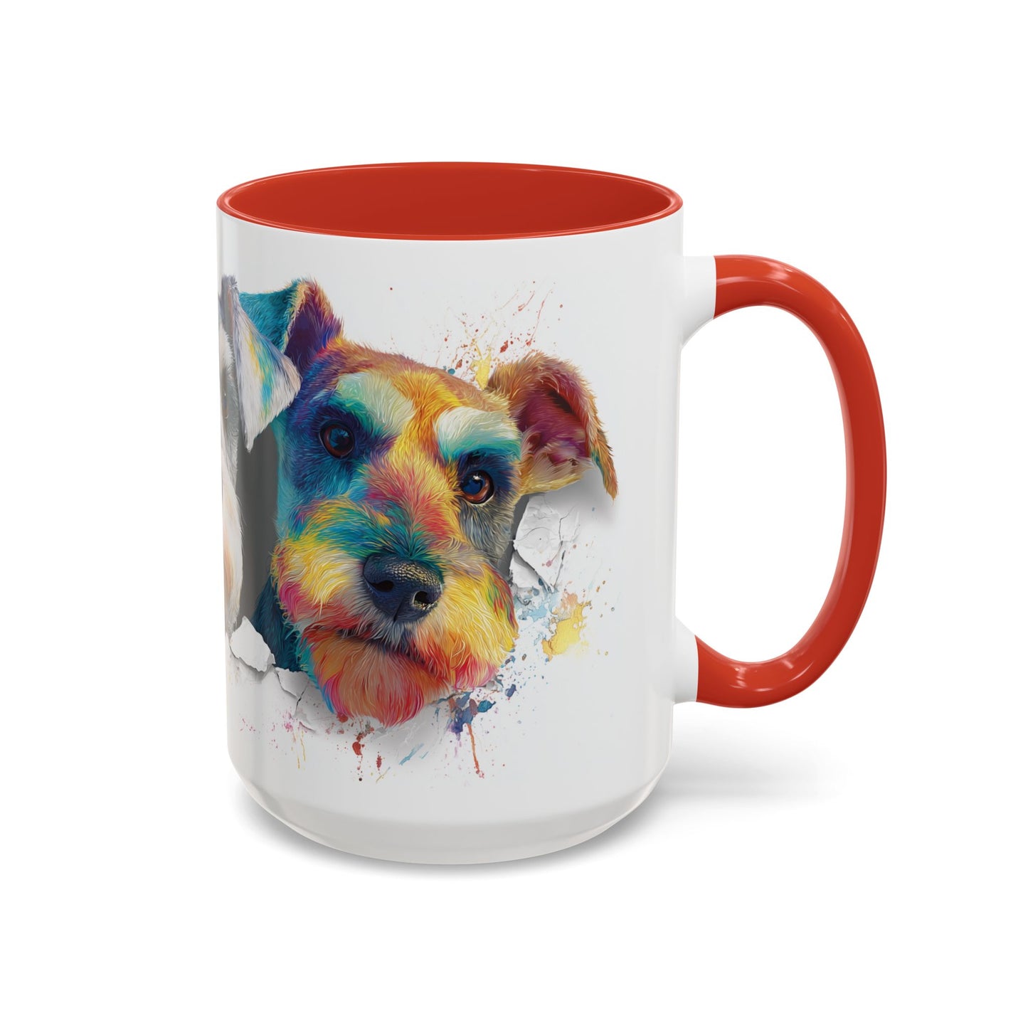 Colorful Miniature Schnauzer Coffee Mug — Cute Dog Lover Gift (11/15oz)