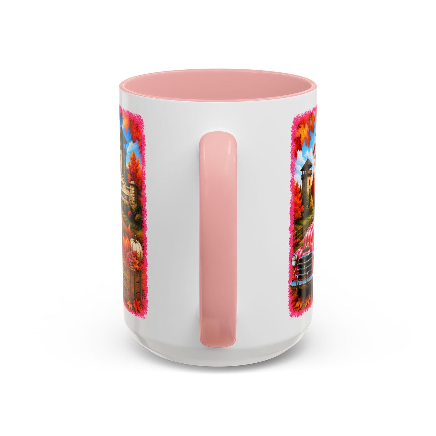 Welcome Fall Y'all Coffee Mug — Autumn Gnome Sunflowers Pumpkin Decor (First City, Kansas)