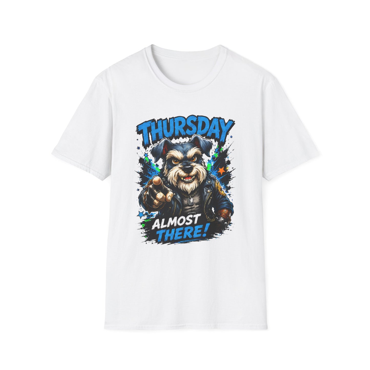Thursday Almost There T-Shirt — Cute Gritty Dog Graphic Tee