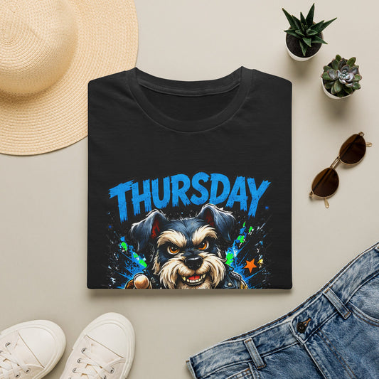 Thursday Almost There T-Shirt — Cute Gritty Dog Graphic Tee