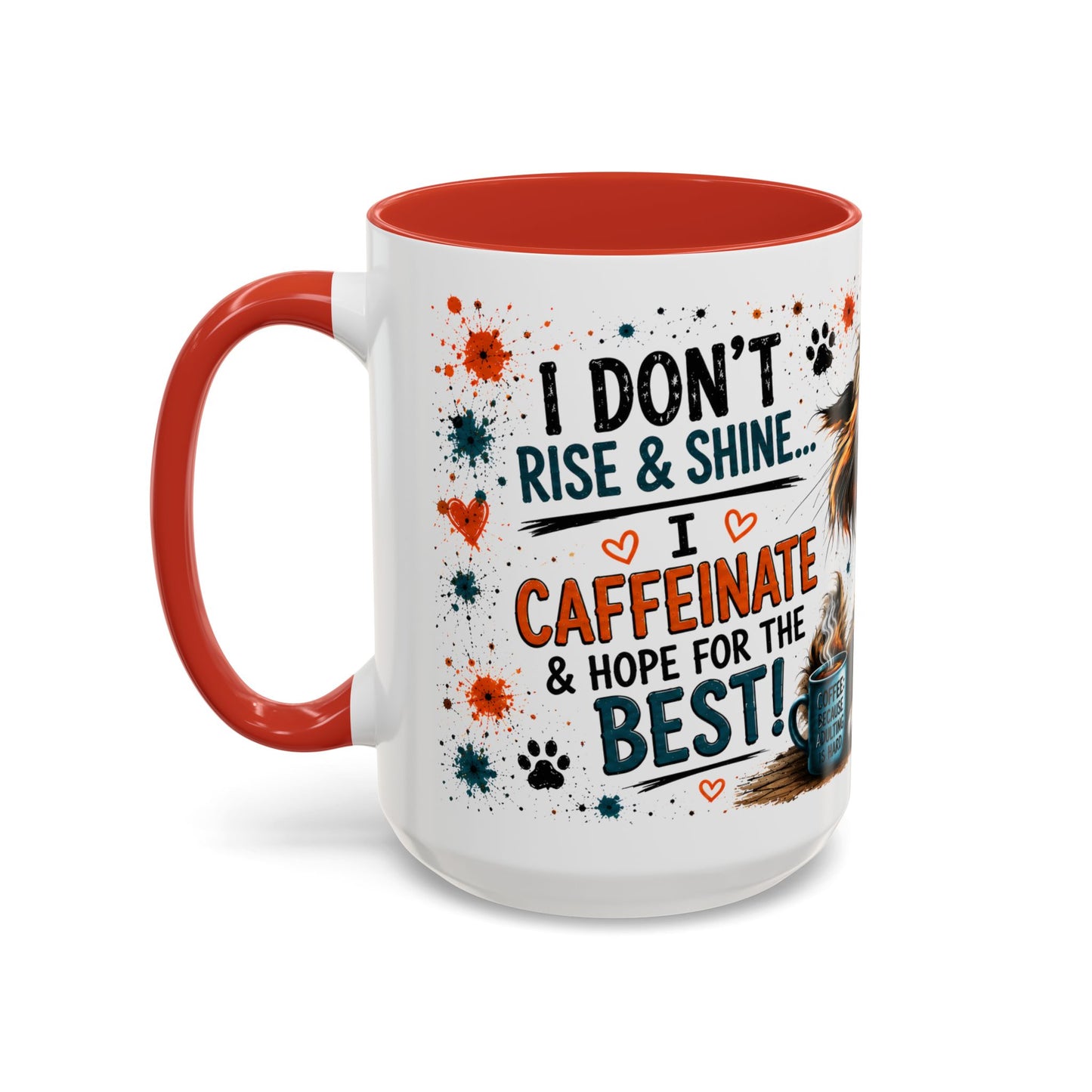 Coffee Mug — "Today's Plan: Drink Coffee, Read Books… Be Awesome" Cat Lover Gift