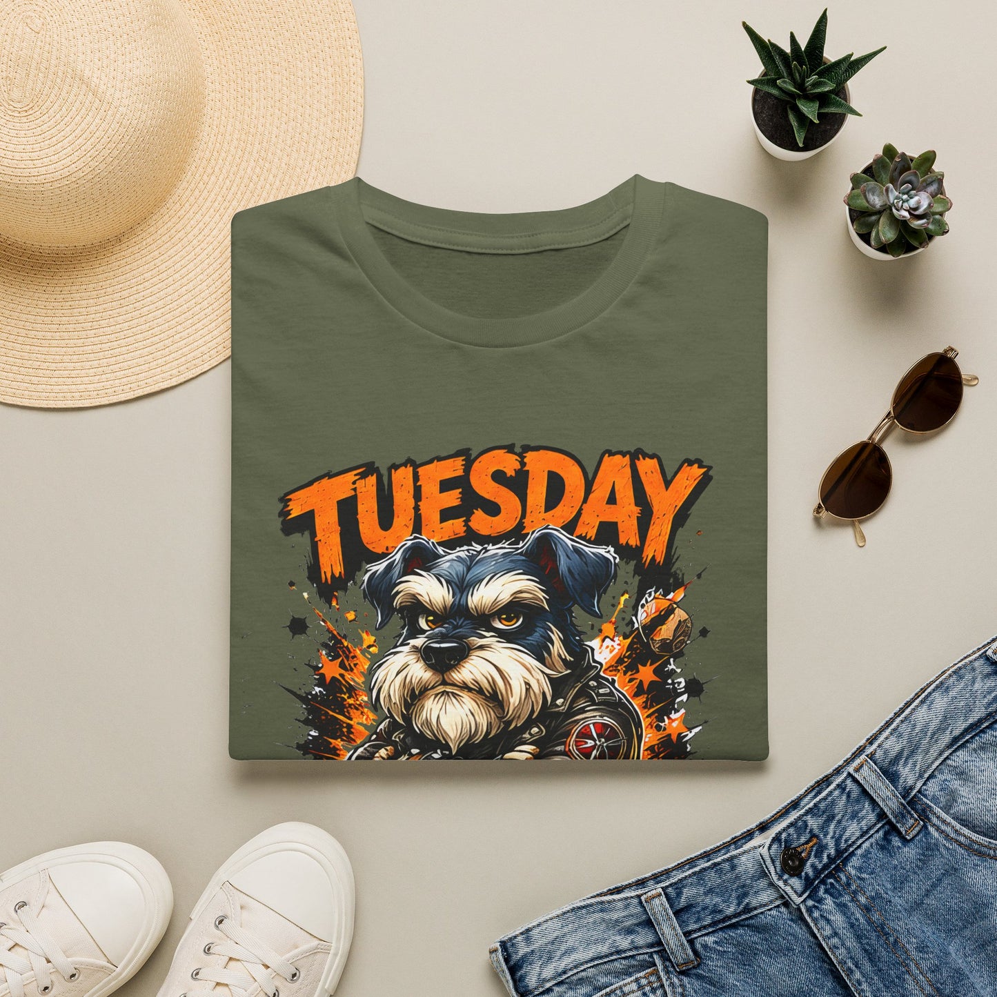 Tuesday Dog T-Shirt — "Still Not Feeling It" Graphic Tee