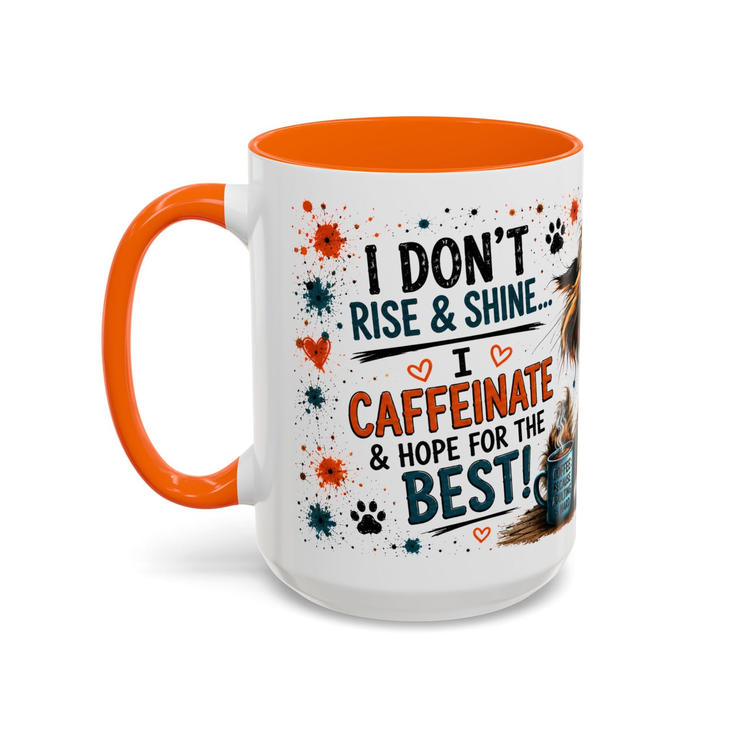 Coffee Mug — "Today's Plan: Drink Coffee, Read Books… Be Awesome" Cat Lover Gift